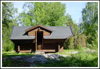 Siggehusen, stuga vid Fyrväpplingen Sportfiskecamp
